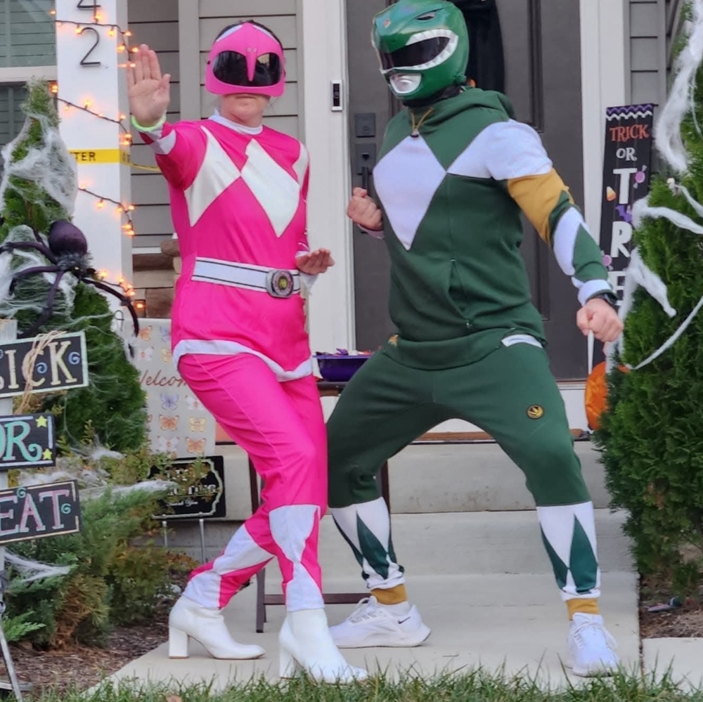 Pink Power Rangers Costume